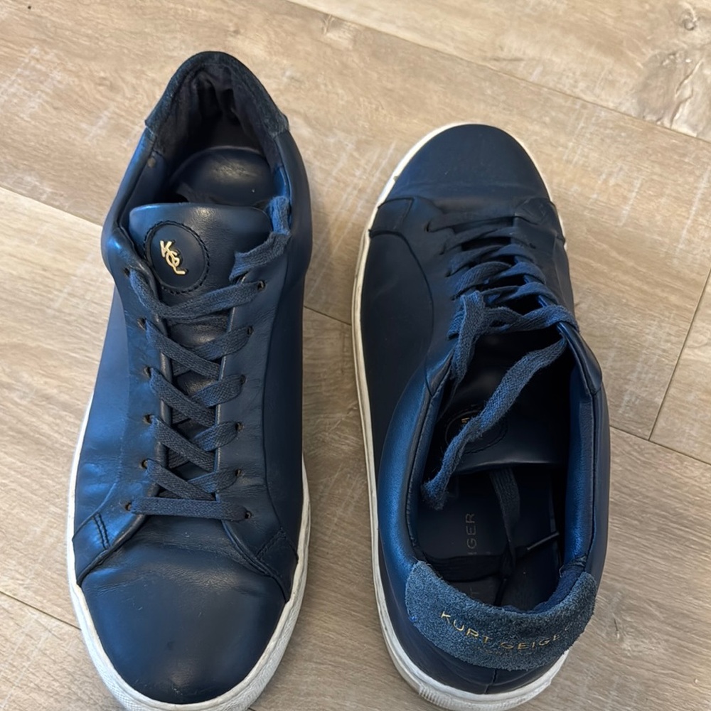 Kurt Geiger Men's Navy Blue Sneakers